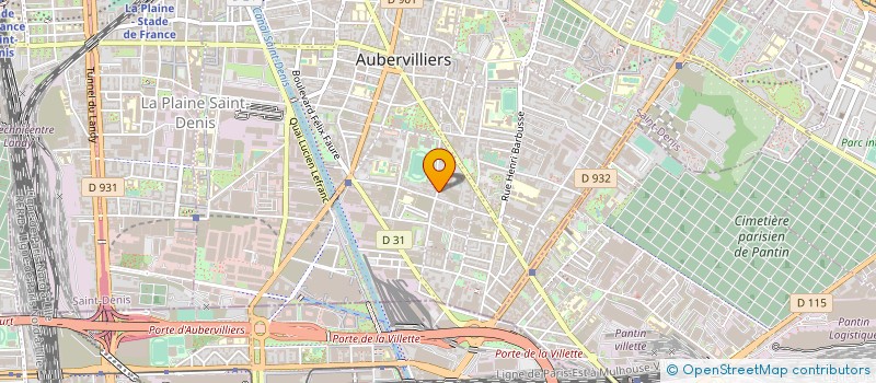 localisation de l'entreprise AD BAT RENOV à AUBERVILLIERS