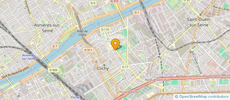 localisation de l'entreprise AD BATI à CLICHY