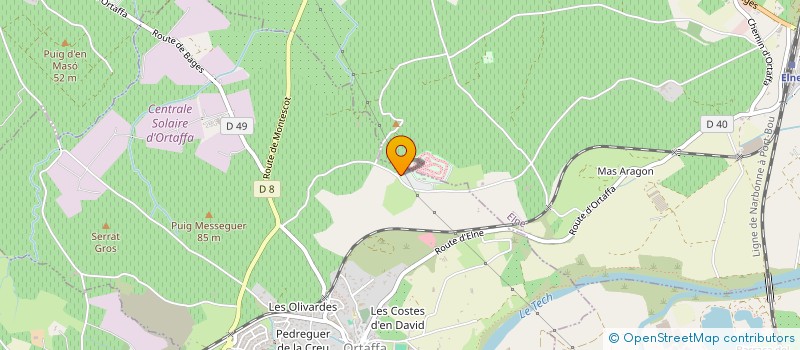 localisation de l'entreprise AD BATI66  ORTAFFA