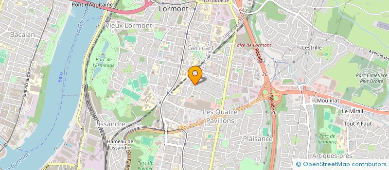 localisation de l'entreprise AD BATIMENT  LORMONT