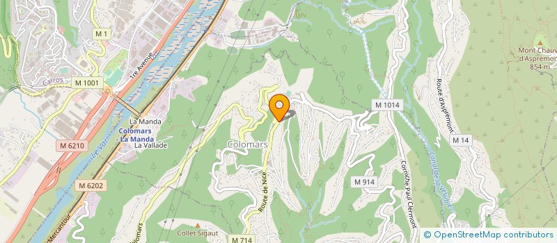 localisation de l'entreprise AD BATIMENT  BEAULIEU-SUR-MER