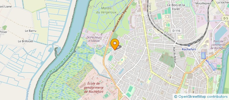 localisation de l'entreprise AD BATIMENT MULTISERVICES  ROCHEFORT