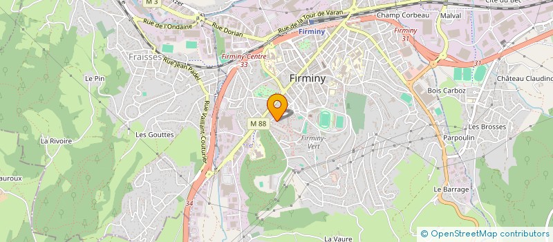 localisation de l'entreprise AD BTP  LE CHAMBON-FEUGEROLLES