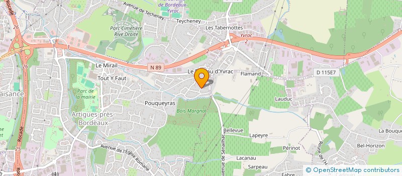 localisation de l'entreprise AD CARRELAGE  ARTIGUES-PRES-BORDEAUX