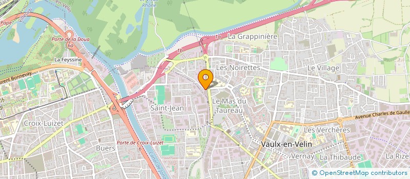 localisation de l'entreprise AD CARRELAGE à VAULX-EN-VELIN