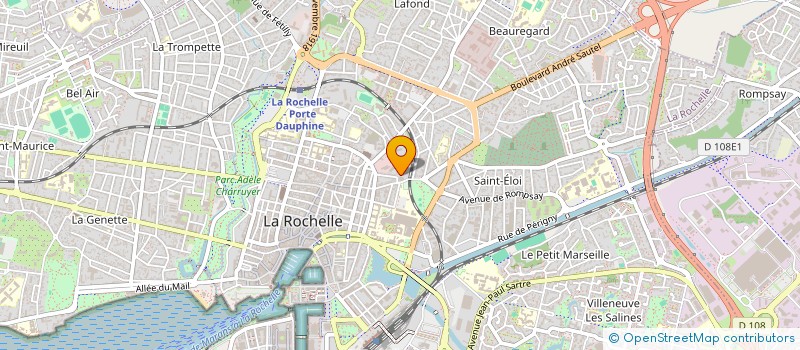 localisation de l'entreprise AD CARRELAGE ET REVETEMENT  LA ROCHELLE