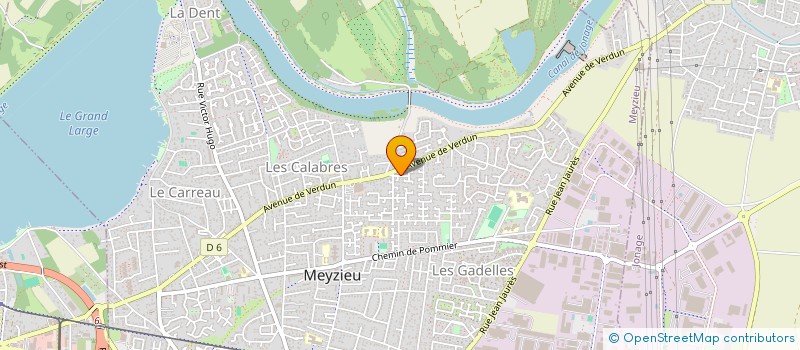 localisation de l'entreprise AD CARROSSERIE  TIGNIEU-JAMEYZIEU