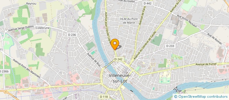 localisation de l'entreprise AD CARROSSERIE  VILLENEUVE-SUR-LOT