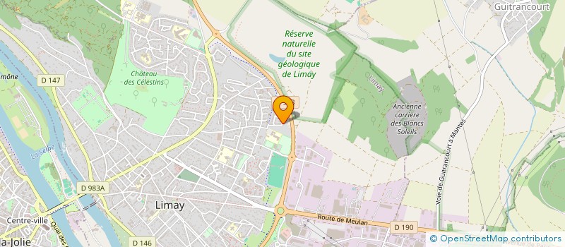 localisation de l'entreprise AD CARS  LIMAY