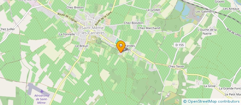 localisation de l'entreprise AD CHAUD FROID à SAINT-MEME-LES-CARRIERES