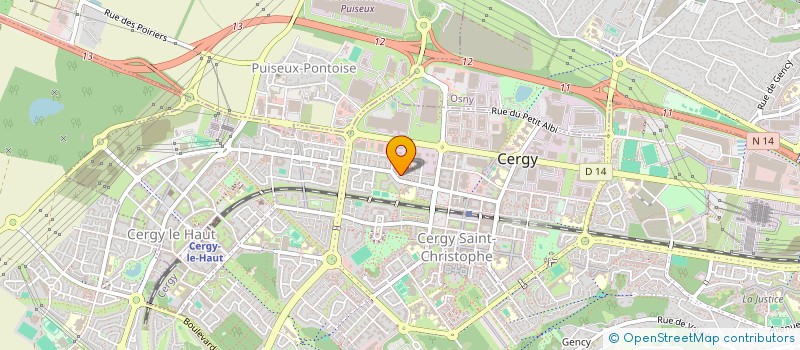 localisation de l'entreprise AD'CIMMO  CERGY