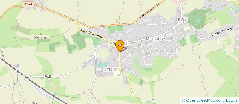 localisation de l'entreprise AD CLOISONS  MORHANGE