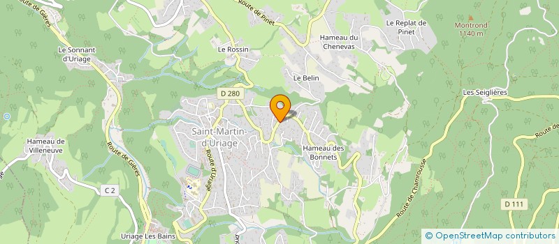 localisation de l'entreprise AD & CO  SAINT-MARTIN-D'URIAGE