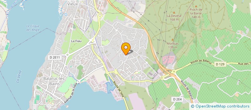 localisation de l'entreprise AD & CO GESTION  BALARUC-LES-BAINS