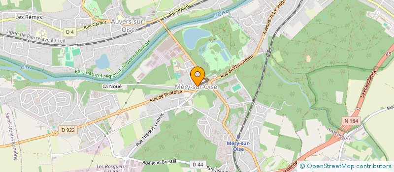 localisation de l'entreprise AD COACHING  MERY-SUR-OISE