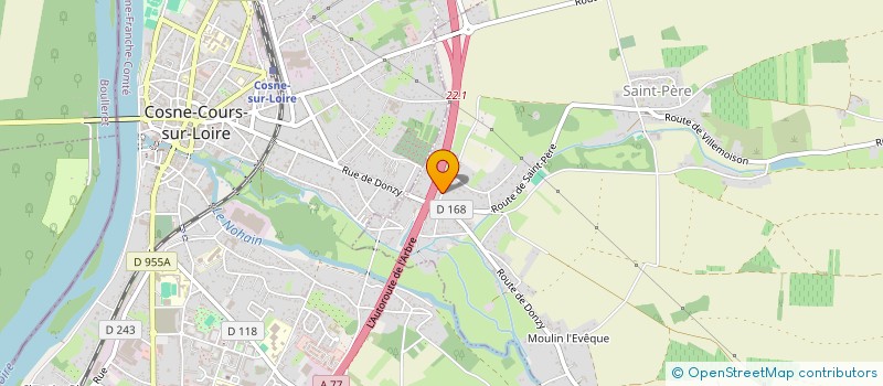 localisation de l'entreprise AD.COM à SAINT-PERE