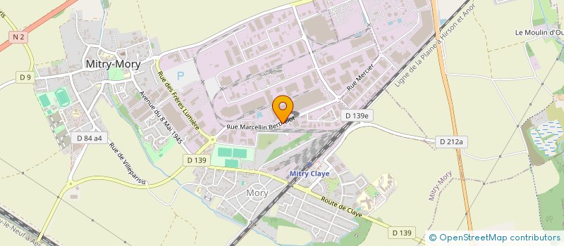 localisation de l'entreprise AD CONCEPT à MITRY-MORY