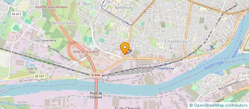 localisation de l'entreprise AD CONSEIL à NANTES