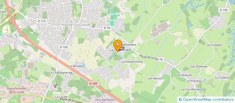 localisation de l'entreprise AD CONSEIL à HAUTE-GOULAINE