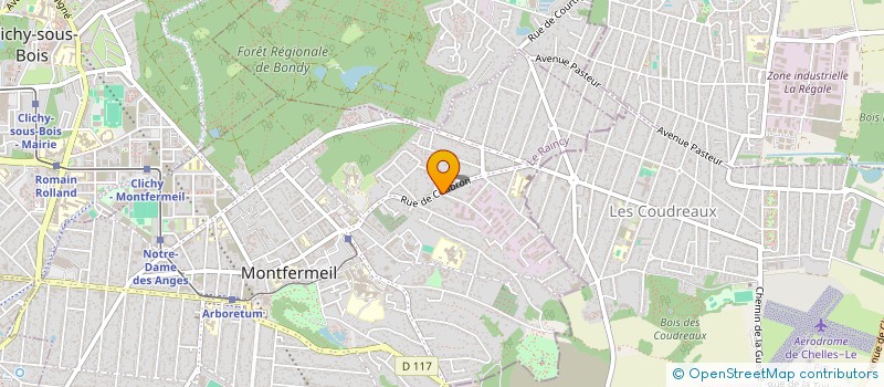 localisation de l'entreprise AD CONSEIL  MONTFERMEIL