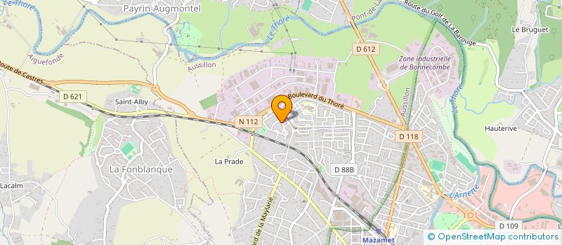 localisation de l'entreprise AD CONSTRUCTION  AUSSILLON