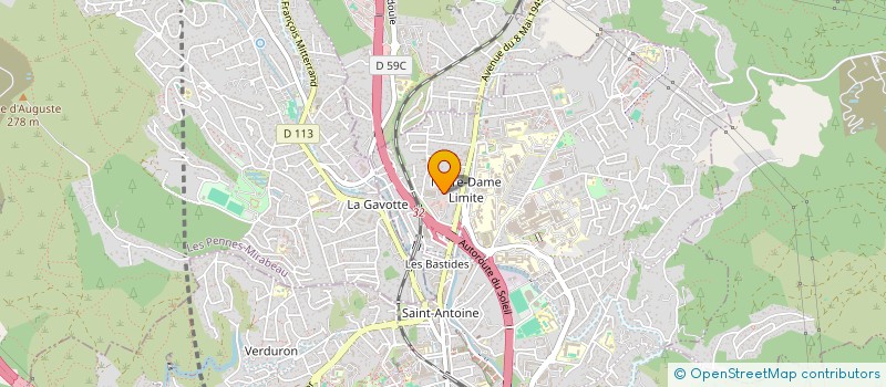 localisation de l'entreprise AD CONSTRUCTION à MARSEILLE