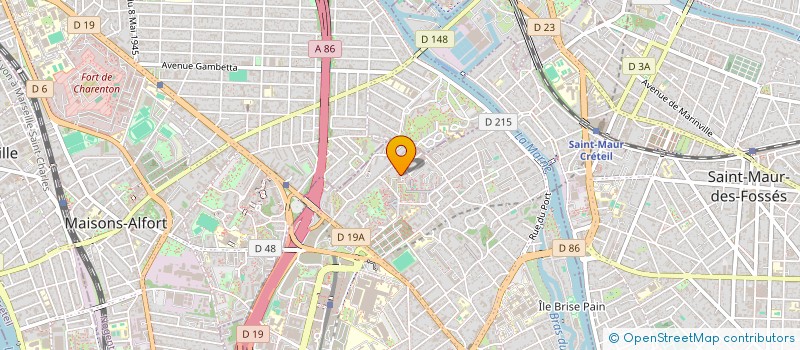 localisation de l'entreprise AD CONSTRUCTION  CRETEIL