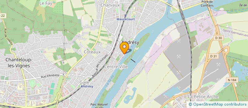 localisation de l'entreprise AD CONSULT  ANDRESY