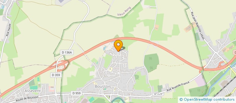 localisation de l'entreprise AD CONSULT à BOUSSOIS