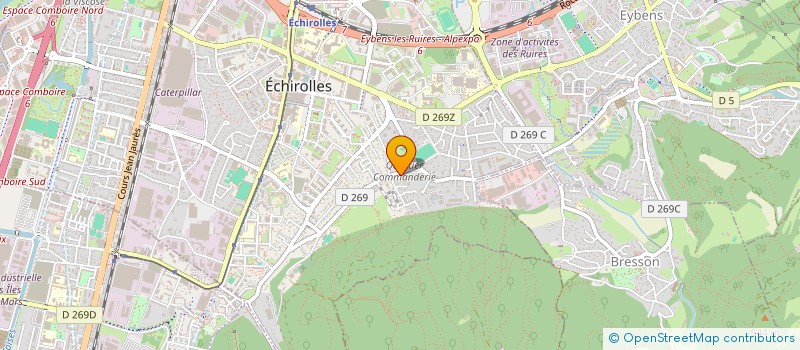 localisation de l'entreprise AD CONSULT'IMMO  ECHIROLLES