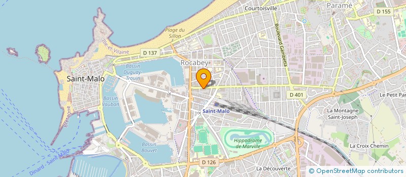 localisation de l'entreprise AD CONSULTANTS à SAINT-MALO
