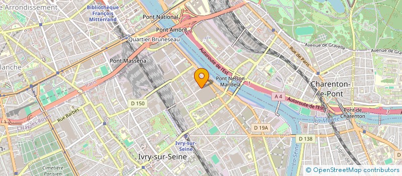 localisation de l'entreprise AD CONSULTING  IVRY-SUR-SEINE