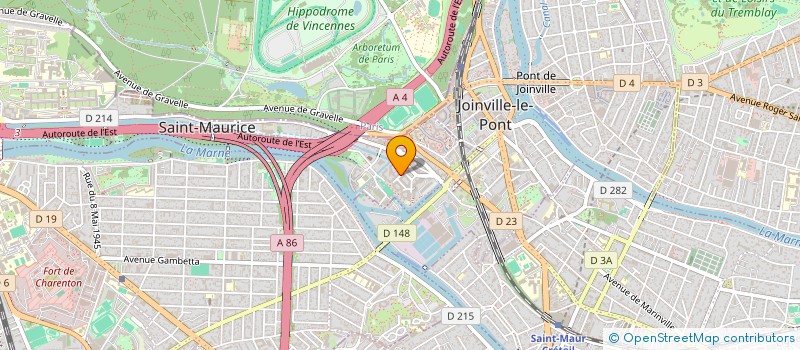 localisation de l'entreprise AD CONSULTING à SAINT-MAURICE