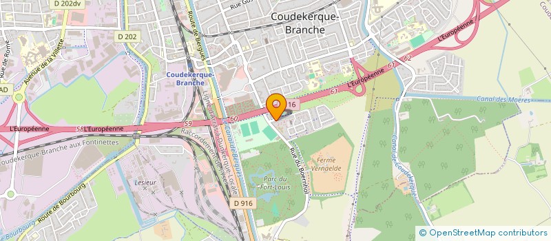 localisation de l'entreprise AD CONTROLE  COUDEKERQUE-BRANCHE