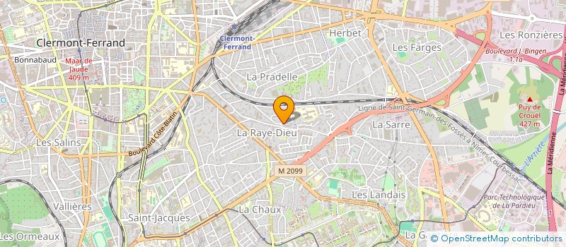 localisation de l'entreprise AD CORPORATION  CLERMONT-FERRAND