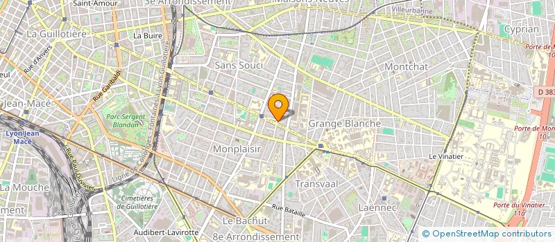 localisation de l'entreprise AD COURS  LYON