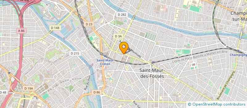 localisation de l'entreprise AD COURTAGE à SAINT-MAUR-DES-FOSSES