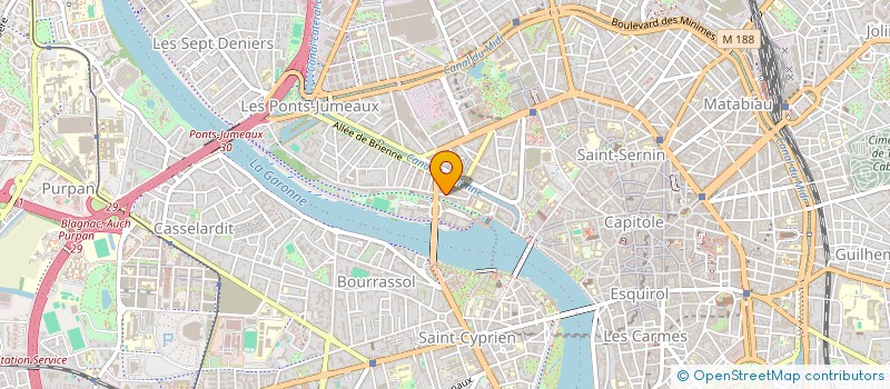 localisation de l'entreprise AD-CREA à TOULOUSE