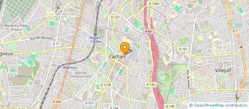 localisation de l'entreprise AD CREATIONS  CACHAN