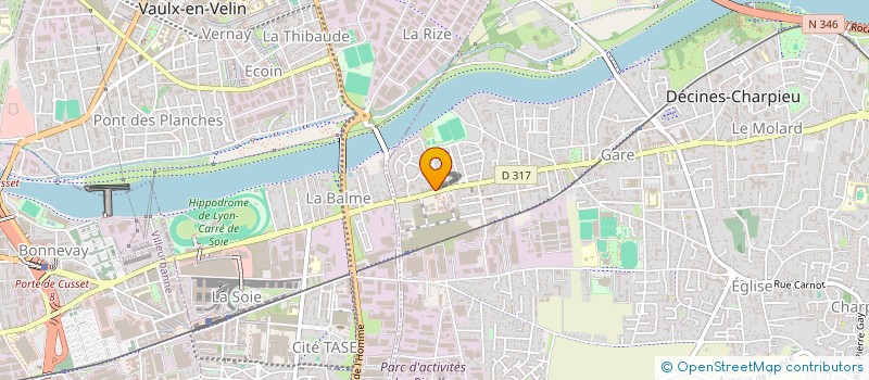 localisation de l'entreprise AD DECINES  DECINES-CHARPIEU