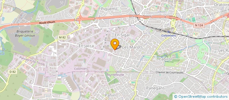 localisation de l'entreprise AD DECO à COLOMIERS