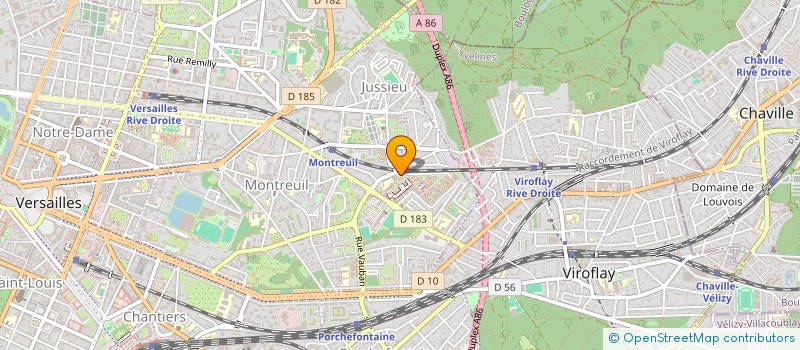 localisation de l'entreprise AD DEI GLORIAM  VERSAILLES