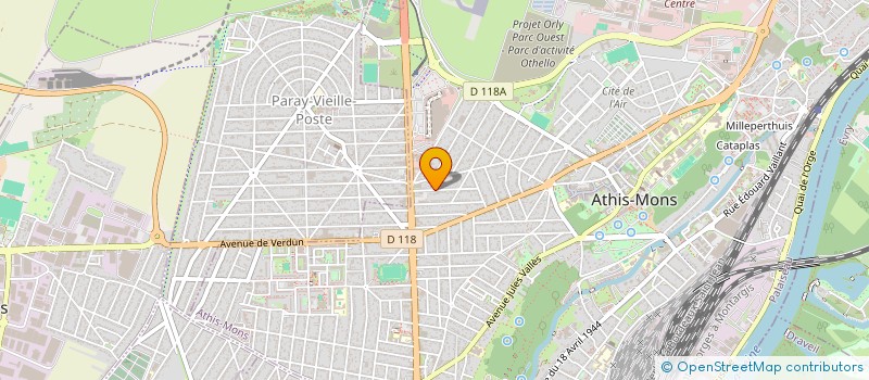localisation de l'entreprise AD DELUXE à ATHIS-MONS