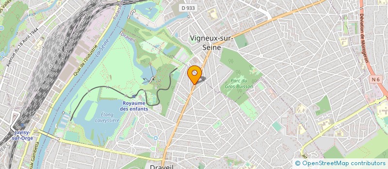 localisation de l'entreprise AD DESIGN à DRAVEIL