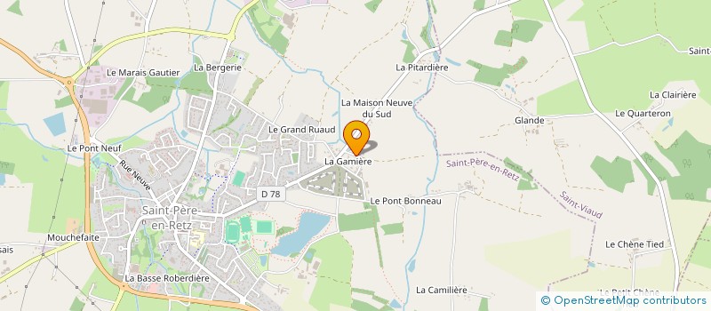 localisation de l'entreprise AD DESIGN DECO  SAINT-PERE-EN-RETZ