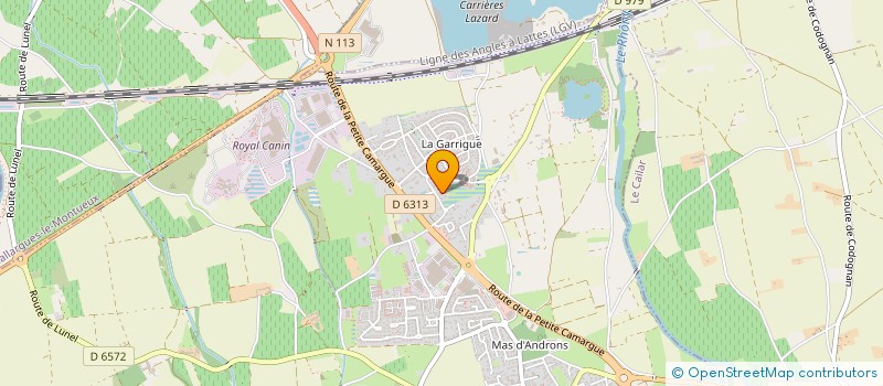 localisation de l'entreprise AD DEVELOPPEMENT  AIMARGUES