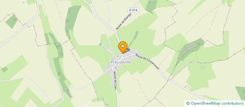 localisation de l'entreprise AD DIAG'EXPERTISE  PREUSEVILLE