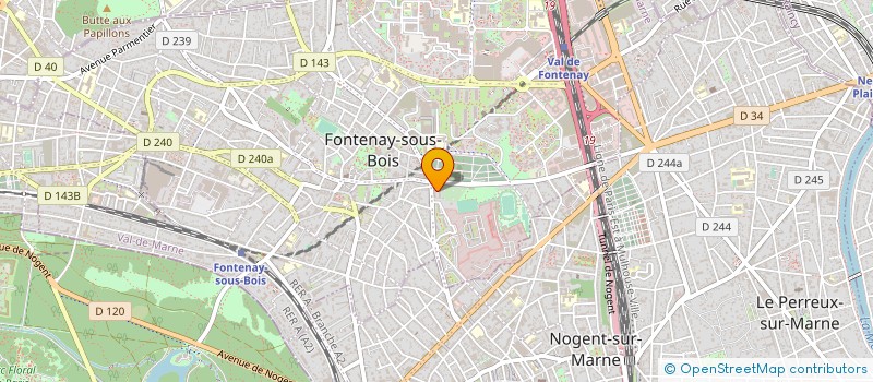 localisation de l'entreprise AD DIAG IMMO à FONTENAY-SOUS-BOIS