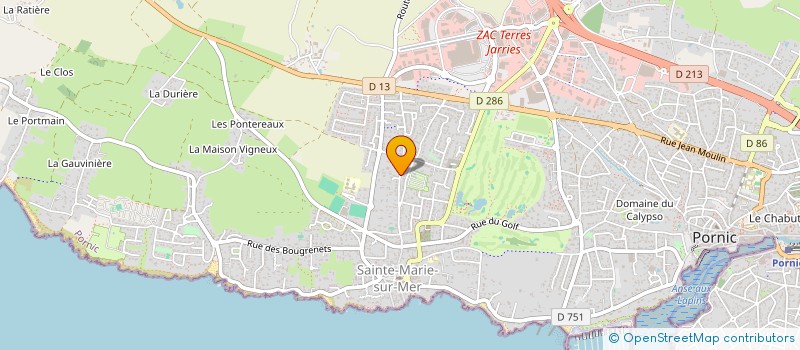 localisation de l'entreprise AD DIEM à PORNIC