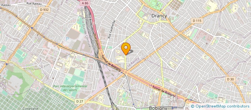 localisation de l'entreprise AD DIFFUSION à DRANCY